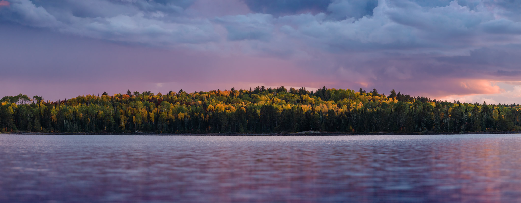 fall-on-fourtown-bwca-boundary-waters-canoe-area-wilderness-fourtown-lake-fall-sunset-large-format-panoramic-1