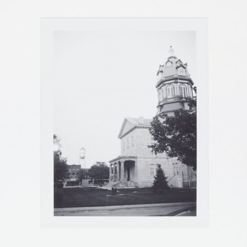 Madison County Courthouse in Winterset, Iowa. Shot on Fuji FP-3000B with Polaroid Land Camera.