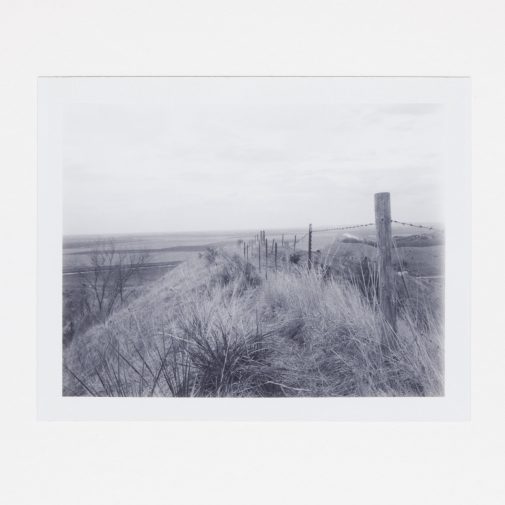 Loess Hills overlook in Iowa. Shot on black and white instant film with Polaroid Land Camera.