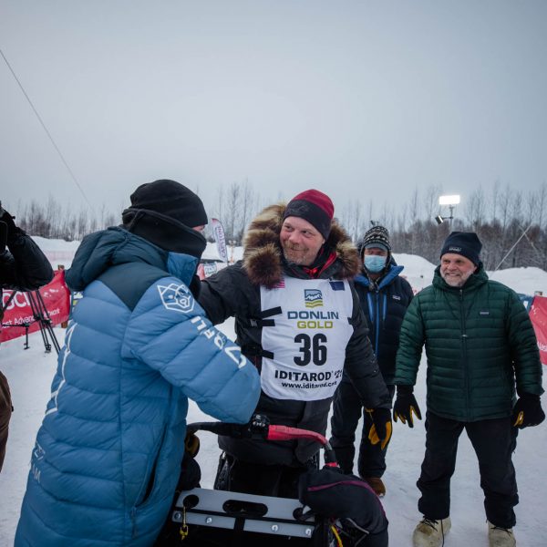 Aaron Burmeister places 2nd in Iditarod 49.