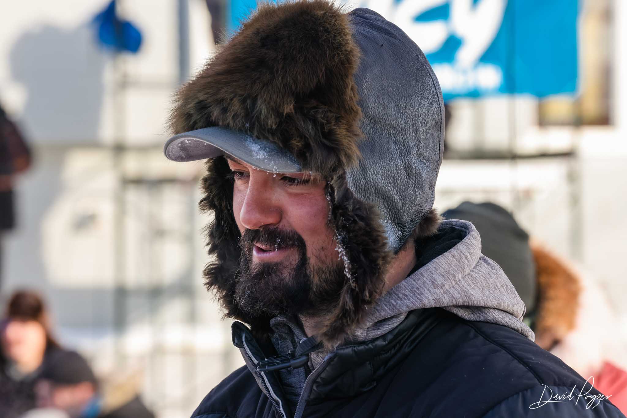 Peter Kaiser at Iditarod Finish 6 – 2023 Nome - Dave Poyzer